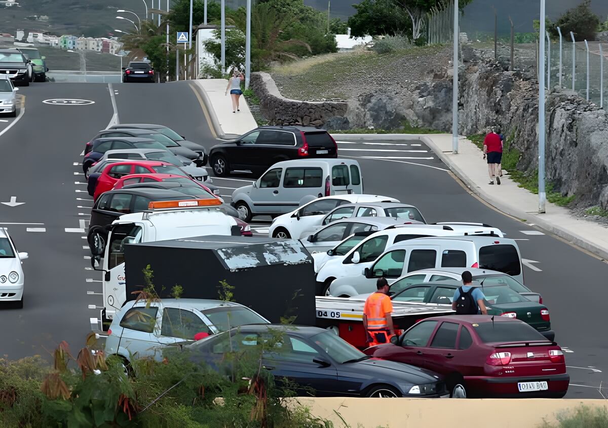Parkowanie samochodów w Hiszpanii