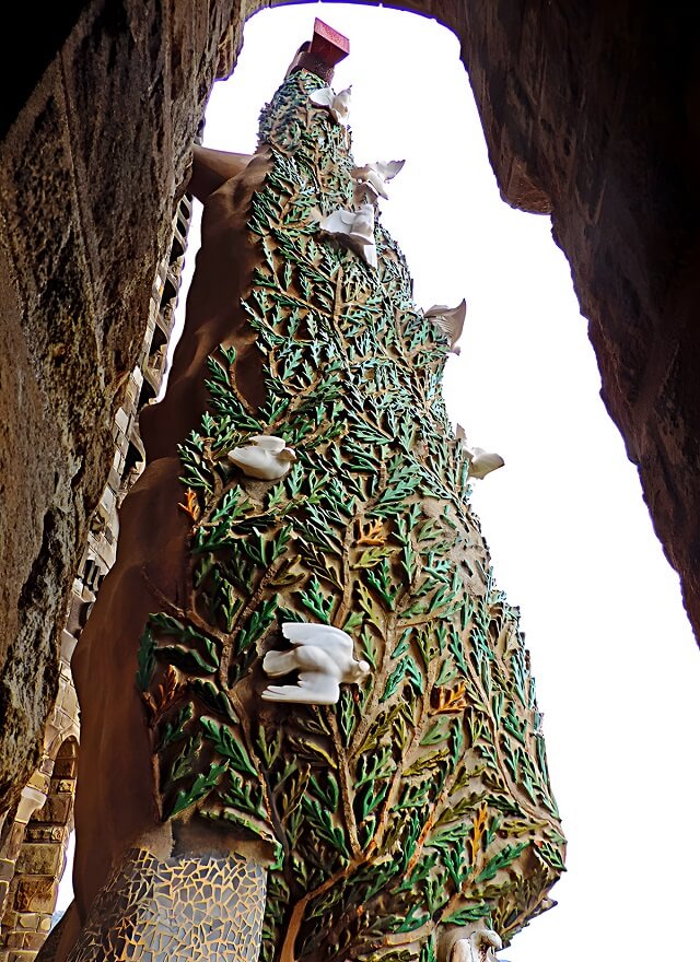 Cyprysowe drzewo, Sagrada Familia
