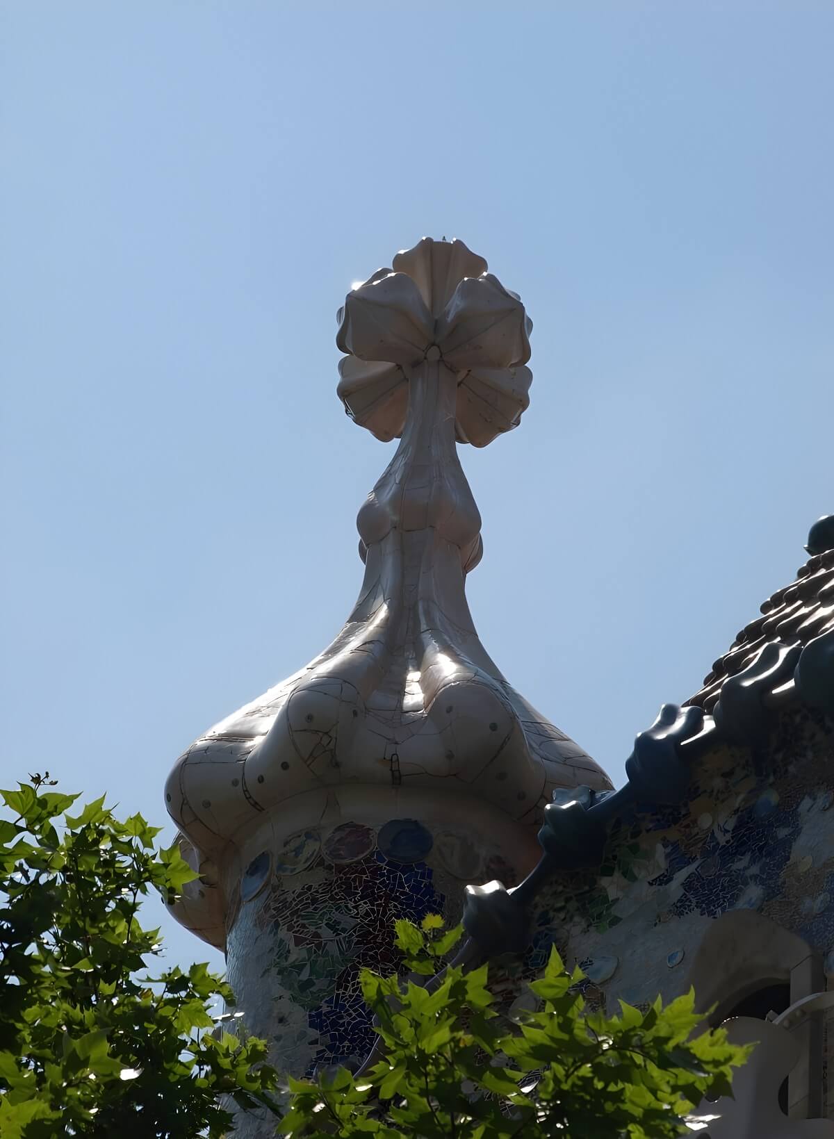 Elementy dachu Casa Batlló